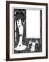 Salome Contents Page-Aubrey Beardsley-Framed Art Print