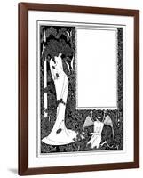 Salome Contents Page-Aubrey Beardsley-Framed Art Print