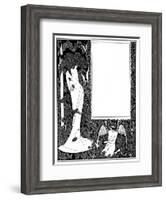 Salome Contents Page-Aubrey Beardsley-Framed Art Print