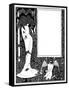 Salome Contents Page-Aubrey Beardsley-Framed Stretched Canvas