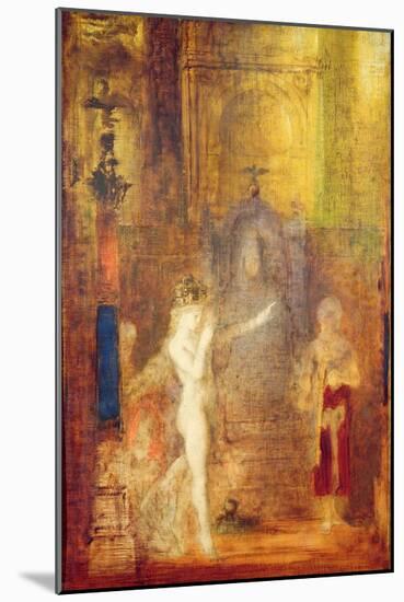 Salome Dancing before Herod, c.1876-Gustave Moreau-Mounted Giclee Print