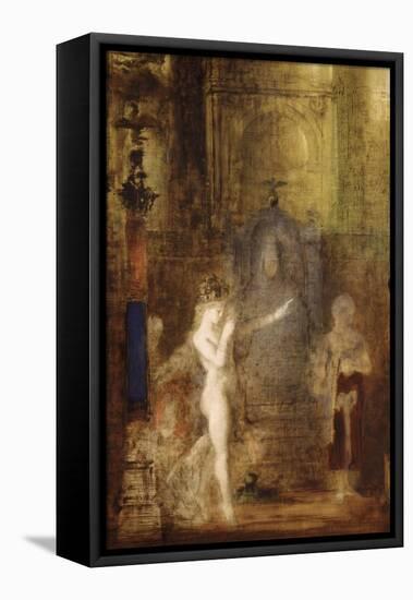 Salomé dansant devant Hérode-Gustave Moreau-Framed Stretched Canvas