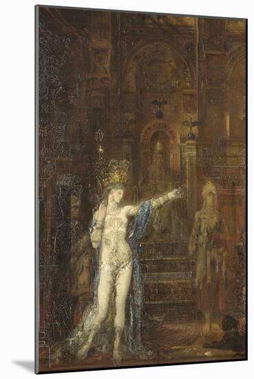 Salomé dansant dite "Salomé tatouée"-Gustave Moreau-Mounted Giclee Print