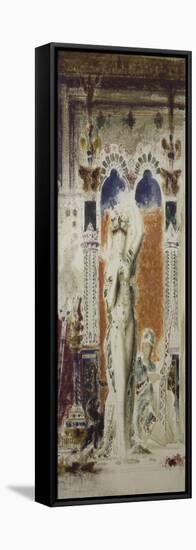 Salomé dansant-Gustave Moreau-Framed Stretched Canvas