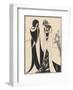 Salome - John and Salomé-Aubrey Beardsley-Framed Premium Giclee Print