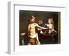 Salome Receives Head of John Baptist-Giovanni Francesco Barbieri-Framed Giclee Print