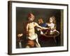 Salome Receives Head of John Baptist-Giovanni Francesco Barbieri-Framed Giclee Print