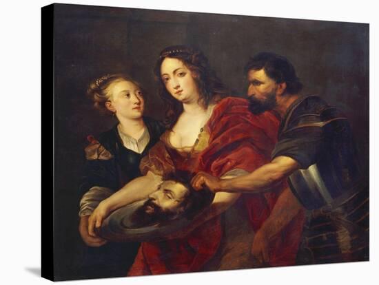 Salomé Receives the Head of John the Baptist, 17th Century-Peter Paul Rubens-Stretched Canvas