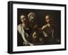 Salome Receives the Head of John the Baptist, C. 1608-1610-Caravaggio-Framed Giclee Print