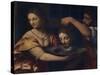 Salome Receives the Head of John the Baptist-Bernardino Luini-Stretched Canvas