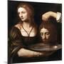 Salome Receiving the Head of John the Baptist, 16th Century-Bernardino Luini-Mounted Giclee Print