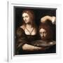 Salome Receiving the Head of John the Baptist, 16th Century-Bernardino Luini-Framed Giclee Print