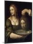 Salomé reçoit la tête de Saint Jean-Baptiste-Bernardino Luini-Mounted Giclee Print