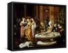 Salome's Banquet, Circa 1521-Nikolaus Kirberger-Framed Stretched Canvas