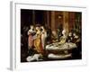 Salome's Banquet, Circa 1521-Nikolaus Kirberger-Framed Giclee Print