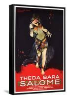 Salome, Theda Bara Poster-null-Framed Stretched Canvas