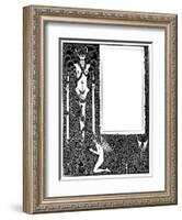 Salome Title Page-Aubrey Beardsley-Framed Art Print