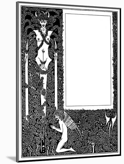 Salome Title Page-Aubrey Beardsley-Mounted Art Print