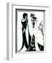 Salome with Her Mother, Herodias, 1894-Aubrey Beardsley-Framed Giclee Print