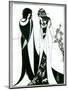 Salome with Her Mother, Herodias, 1894-Aubrey Beardsley-Mounted Premium Giclee Print