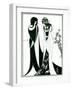 Salome with Her Mother, Herodias, 1894-Aubrey Beardsley-Framed Giclee Print