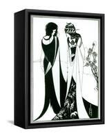 Salome with Her Mother, Herodias, 1894-Aubrey Beardsley-Framed Stretched Canvas