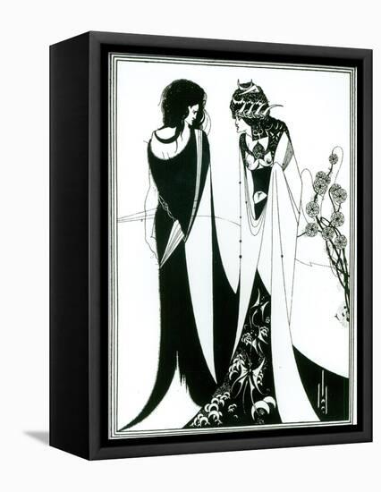 Salome with Her Mother, Herodias, 1894-Aubrey Beardsley-Framed Stretched Canvas