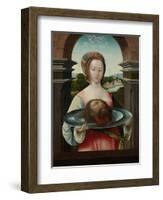 Salome with the Head of John the Baptist, 1524-Jacob Cornelisz van Oostsanen-Framed Giclee Print