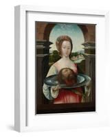 Salome with the Head of John the Baptist, 1524-Jacob Cornelisz van Oostsanen-Framed Giclee Print