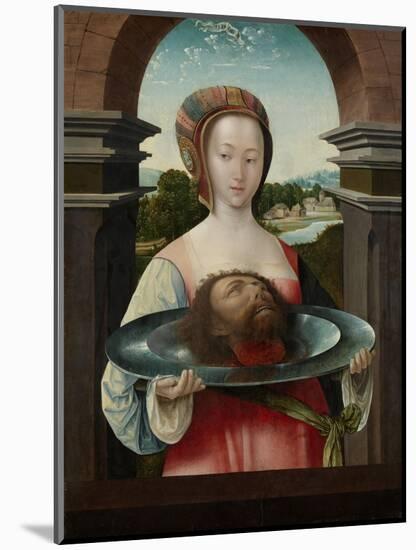 Salome with the Head of John the Baptist, 1524-Jacob Cornelisz van Oostsanen-Mounted Giclee Print