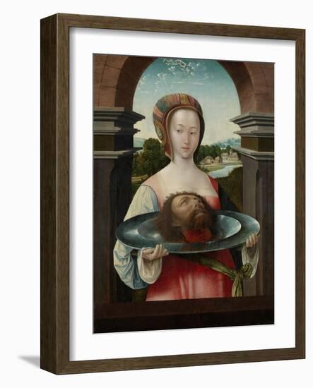 Salome with the Head of John the Baptist, 1524-Jacob Cornelisz van Oostsanen-Framed Giclee Print