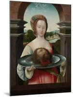 Salome with the Head of John the Baptist, 1524-Jacob Cornelisz van Oostsanen-Mounted Giclee Print