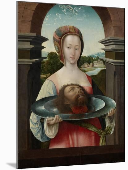 Salome with the Head of John the Baptist, 1524-Jacob Cornelisz van Oostsanen-Mounted Giclee Print