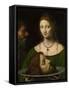 Salome with the Head of John the Baptist-Bernardino Luini-Framed Stretched Canvas