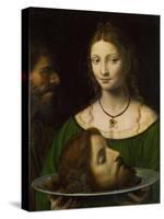 Salome with the Head of John the Baptist-Bernardino Luini-Stretched Canvas