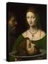 Salome with the Head of John the Baptist-Bernardino Luini-Stretched Canvas