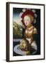 Salome with the Head of John the Baptist-Lucas Cranach, the Elder (Studio of)-Framed Giclee Print