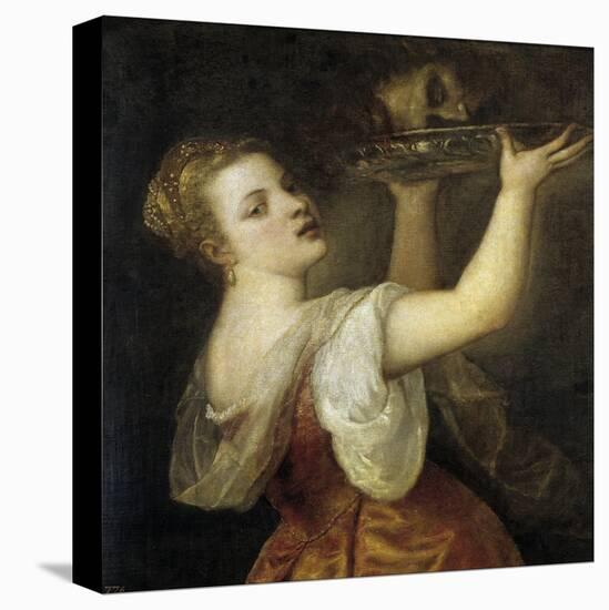 Salome with the Head of John the Baptist-Titian (Tiziano Vecelli)-Stretched Canvas