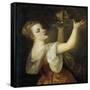 Salome with the Head of John the Baptist-Titian (Tiziano Vecelli)-Framed Stretched Canvas