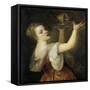 Salome with the Head of John the Baptist-Titian (Tiziano Vecelli)-Framed Stretched Canvas