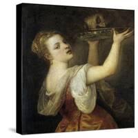 Salome with the Head of John the Baptist-Titian (Tiziano Vecelli)-Stretched Canvas