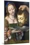 Salome with the Head of Saint John the Baptist-Andrea Solario-Mounted Art Print