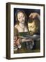 Salome with the Head of Saint John the Baptist-Andrea Solario-Framed Art Print