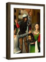 Salome with the Head of Saint John the Baptist-Hans Memling-Framed Giclee Print
