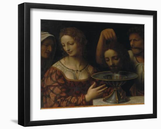 Salome with the Head of St. John the Baptist-Bernardino Luini-Framed Giclee Print