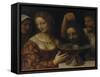 Salome with the Head of St. John the Baptist-Bernardino Luini-Framed Stretched Canvas