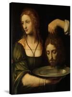 Salome with the Head of the Baptist-Bernardino Luini-Stretched Canvas