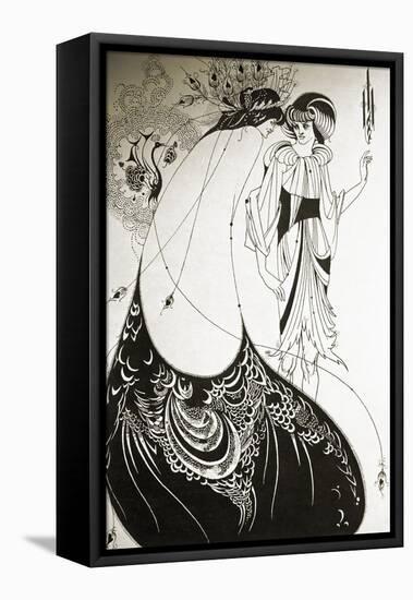 Salome-Aubrey Beardsley-Framed Stretched Canvas