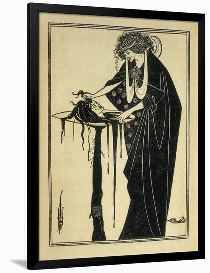 Salome-Aubrey Beardsley-Framed Art Print