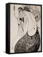 Salome-Aubrey Beardsley-Framed Stretched Canvas